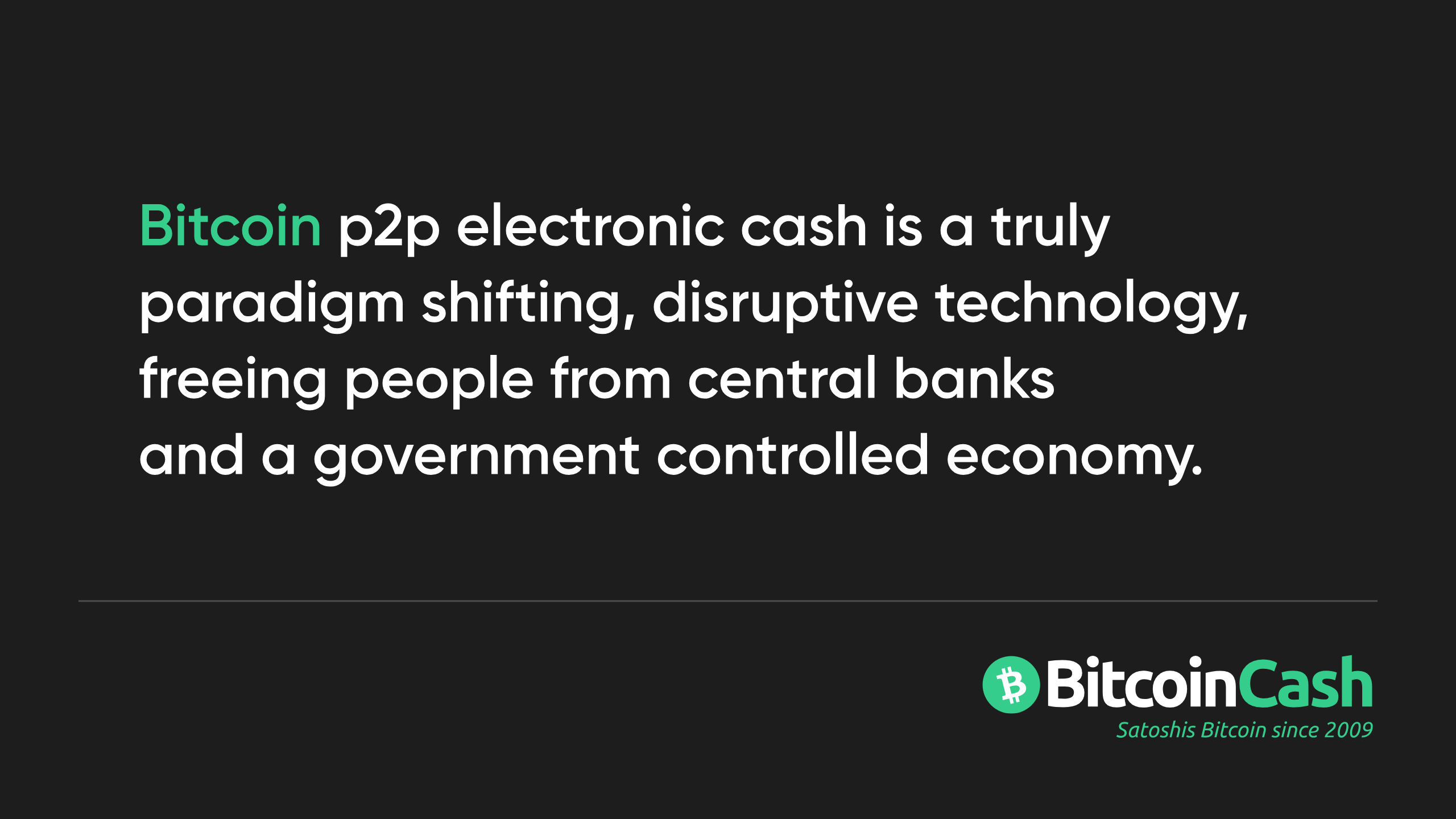 Bitcoin is a paradigm shift