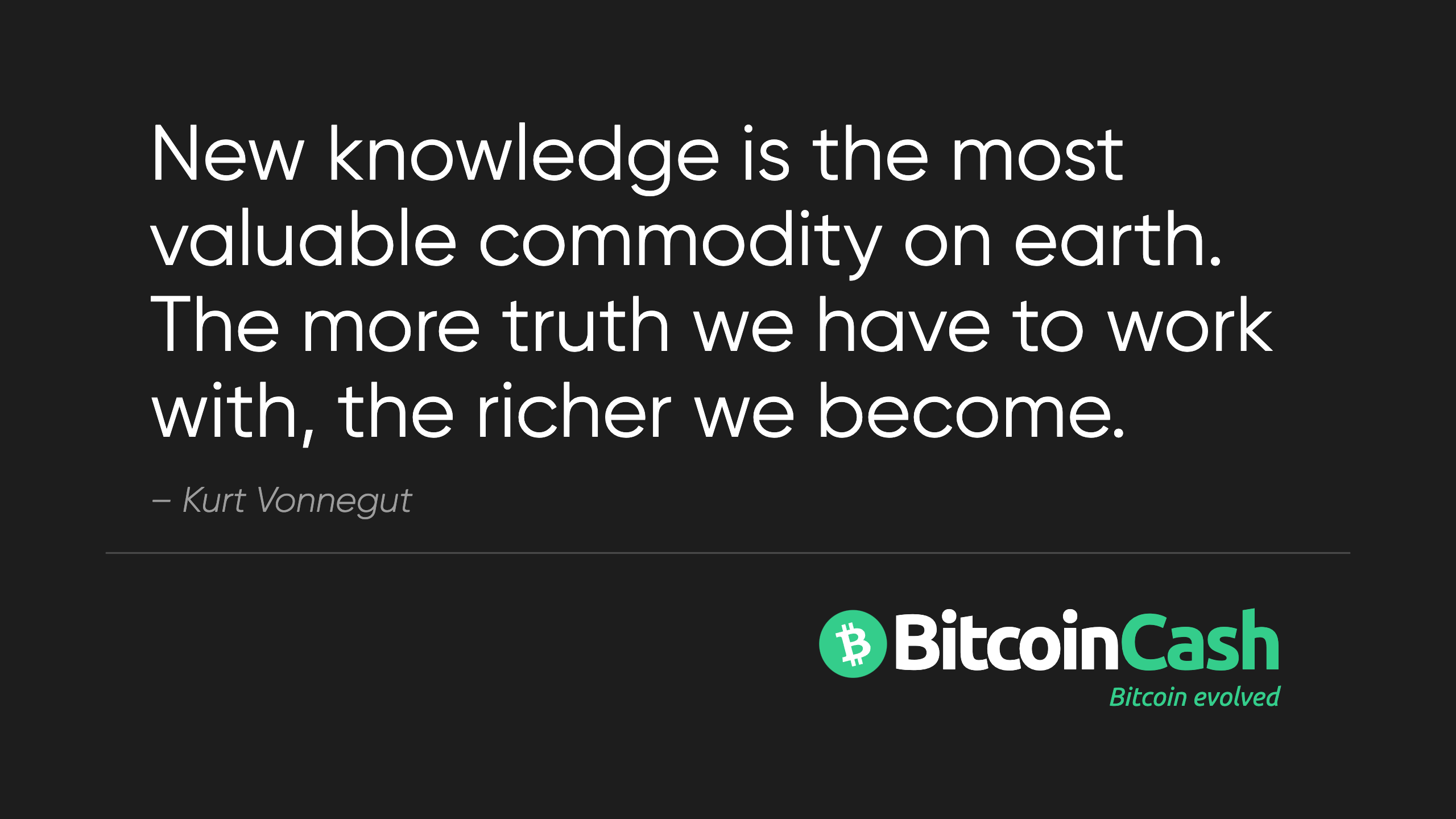 The richer we become